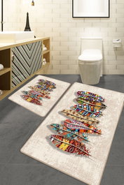 Mijölnir Juego de alfombrillas de baño Rovny Multicolor